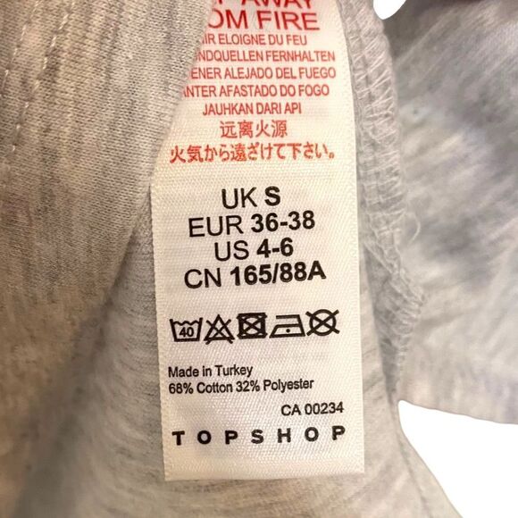 TOPSHOP Cold Shoulder Long Sleeve Top - Picture 7 of 9